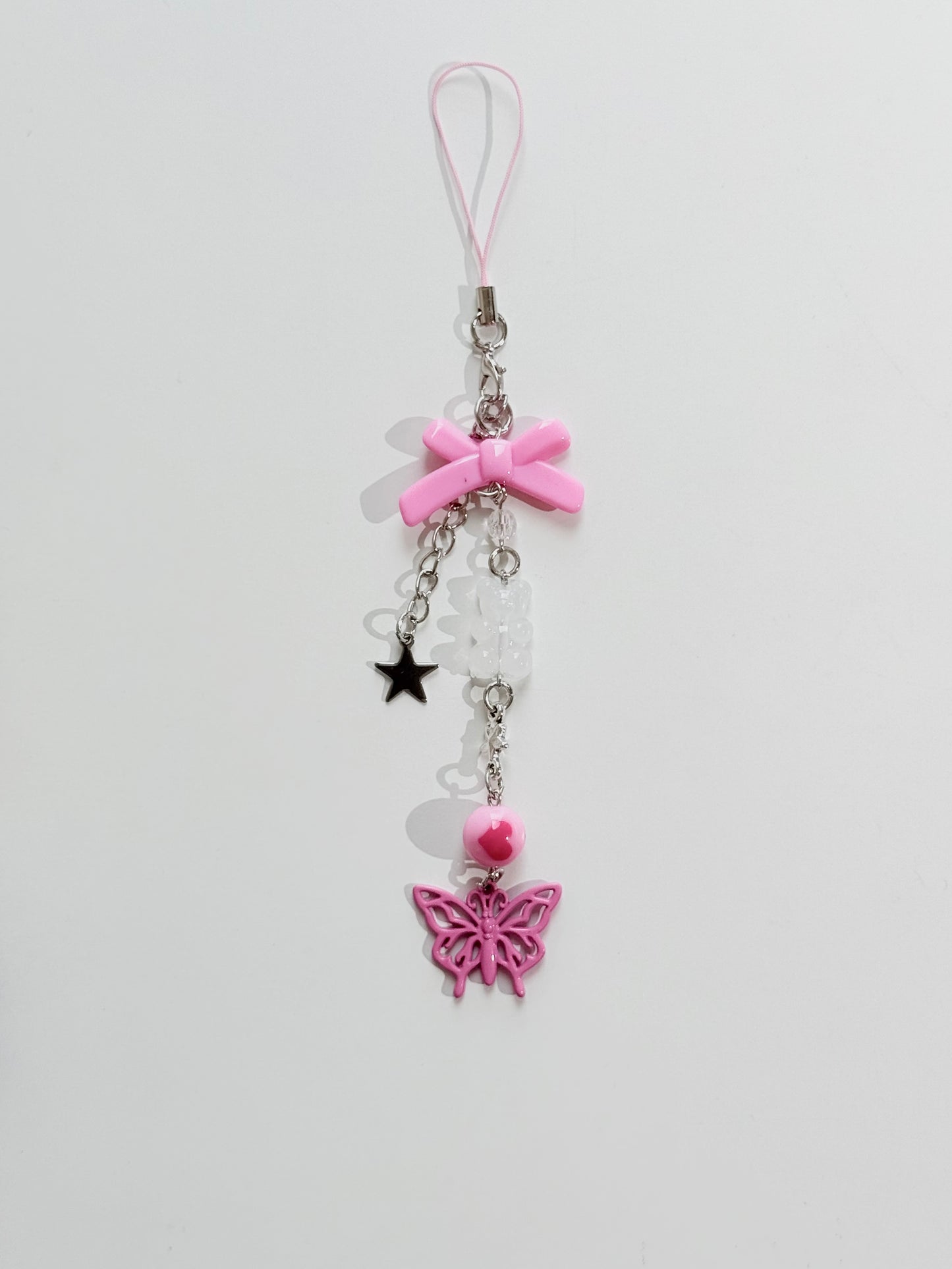Barbie Pink Monarch Phone Strap