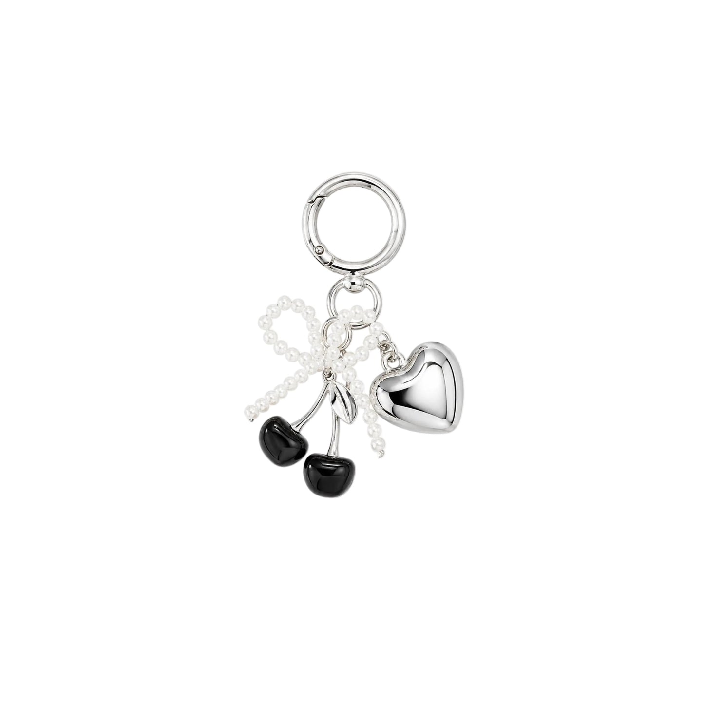 Monochrome Cherry Charm