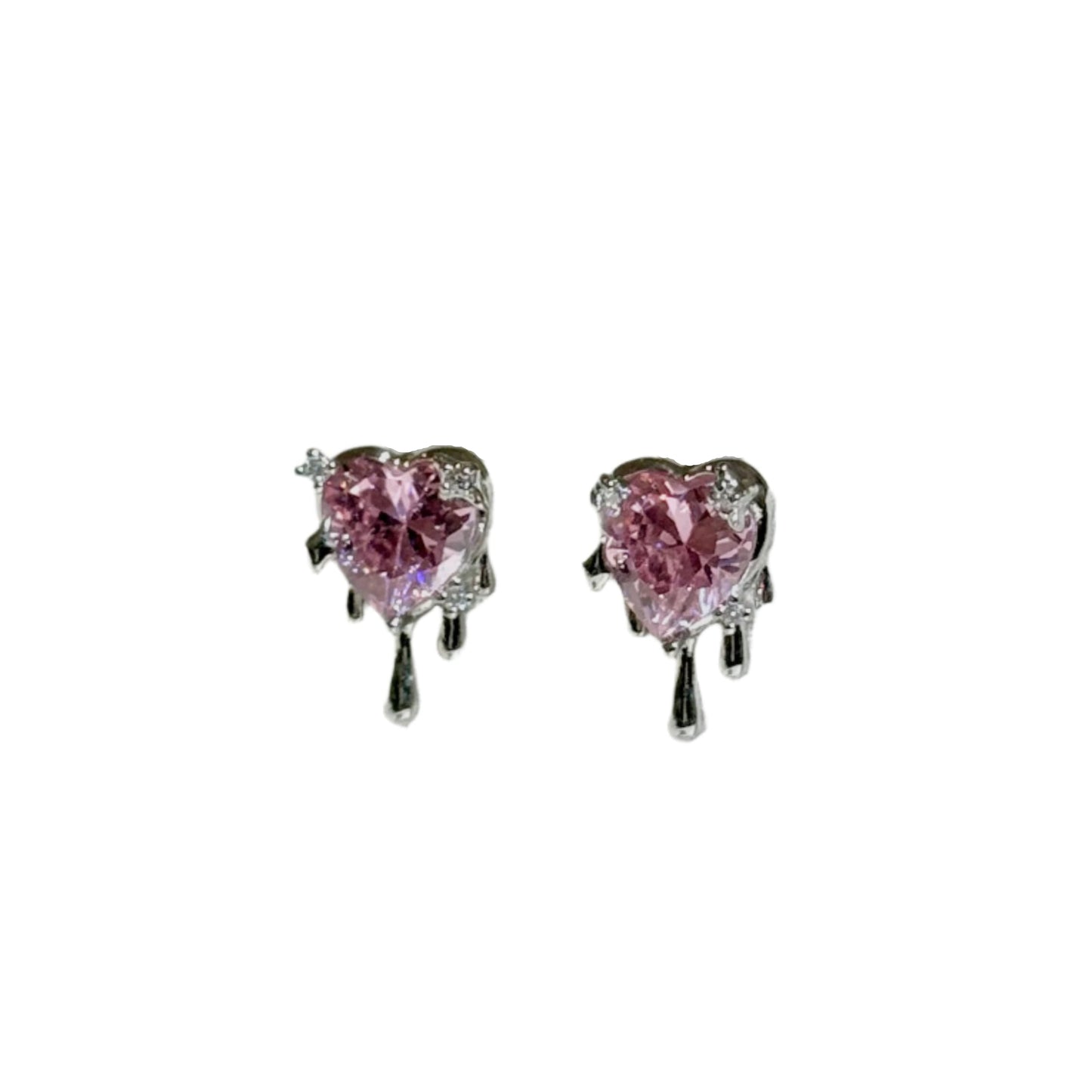 Melted Heart Earring