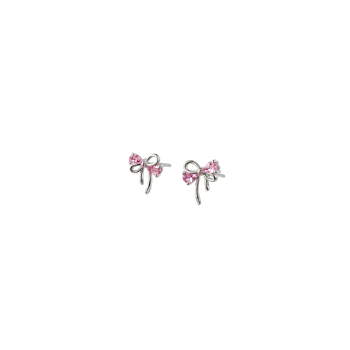 Pinky Bow Earring