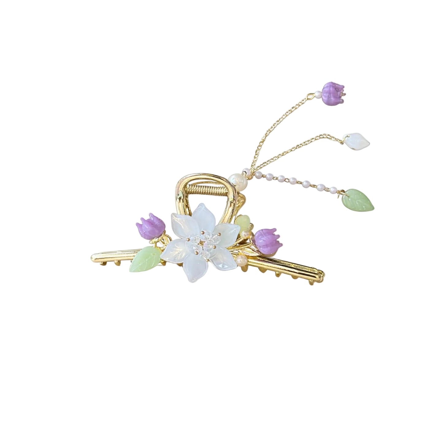 Oriental Garden Hair Clip