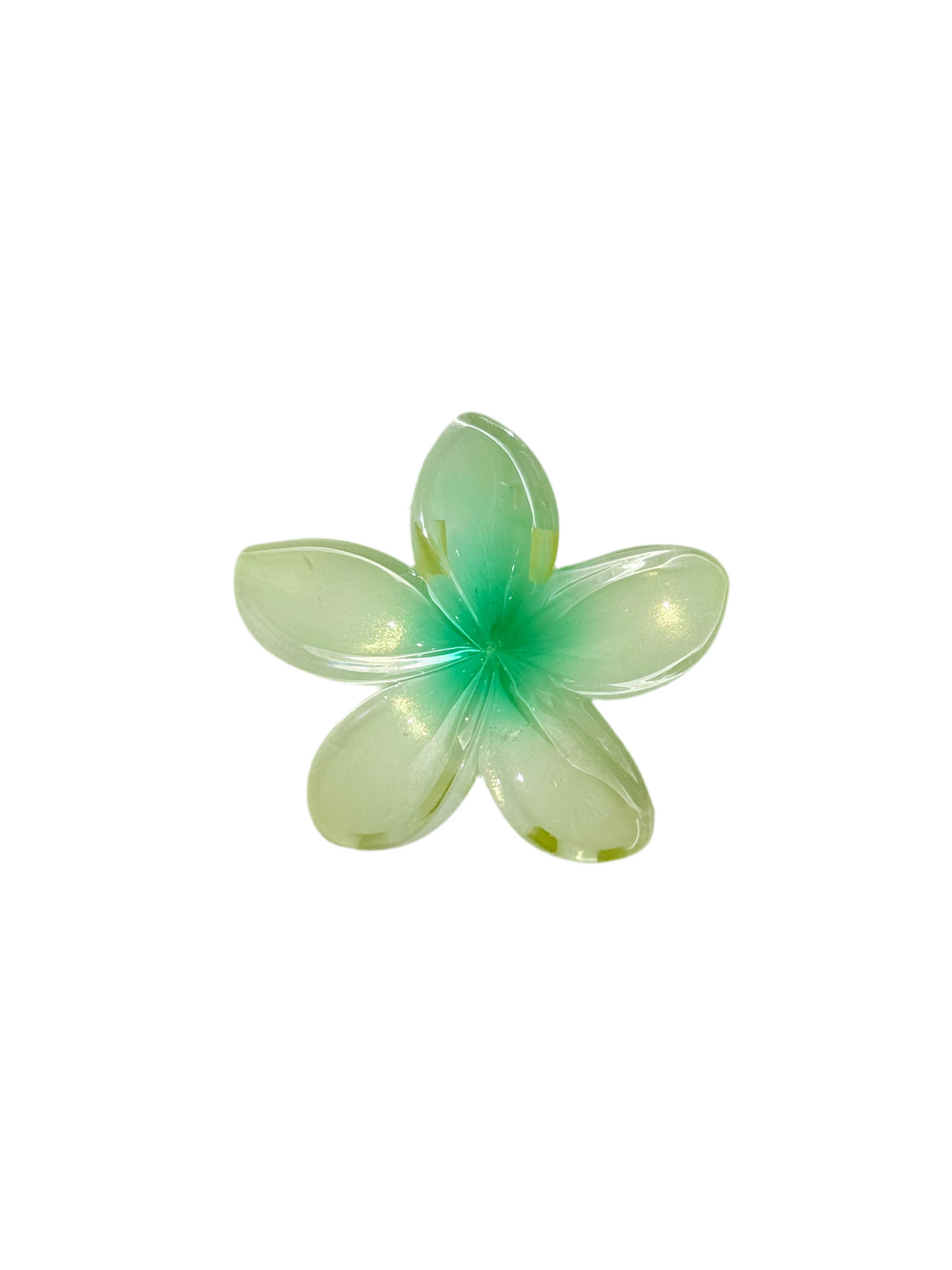 Green Bloom HairClip