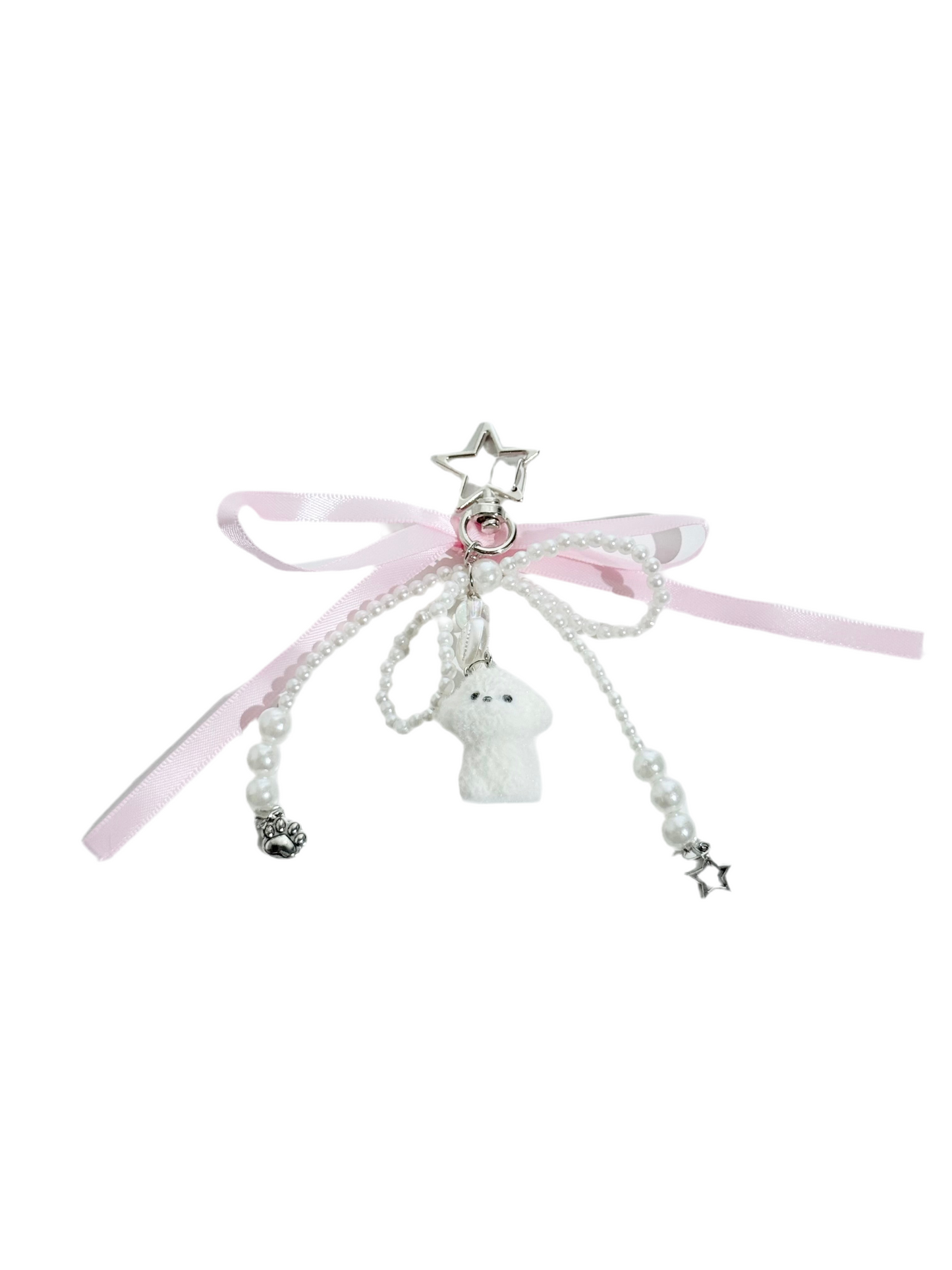 Ribbon With Puppy Charm
