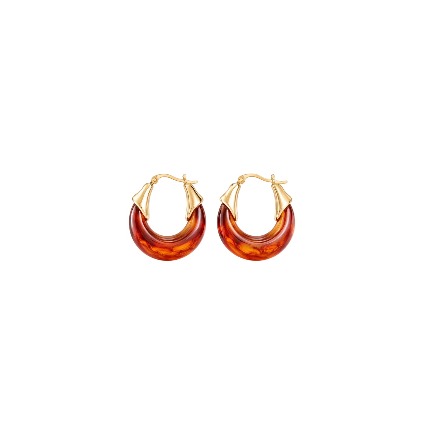 Amber Loop Earring