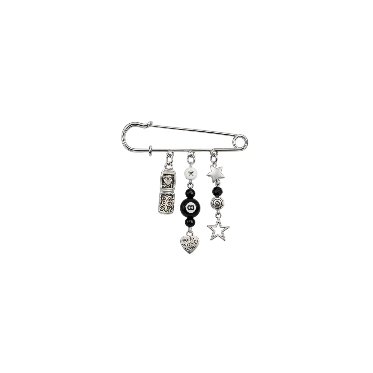 Beaded Pin Charm