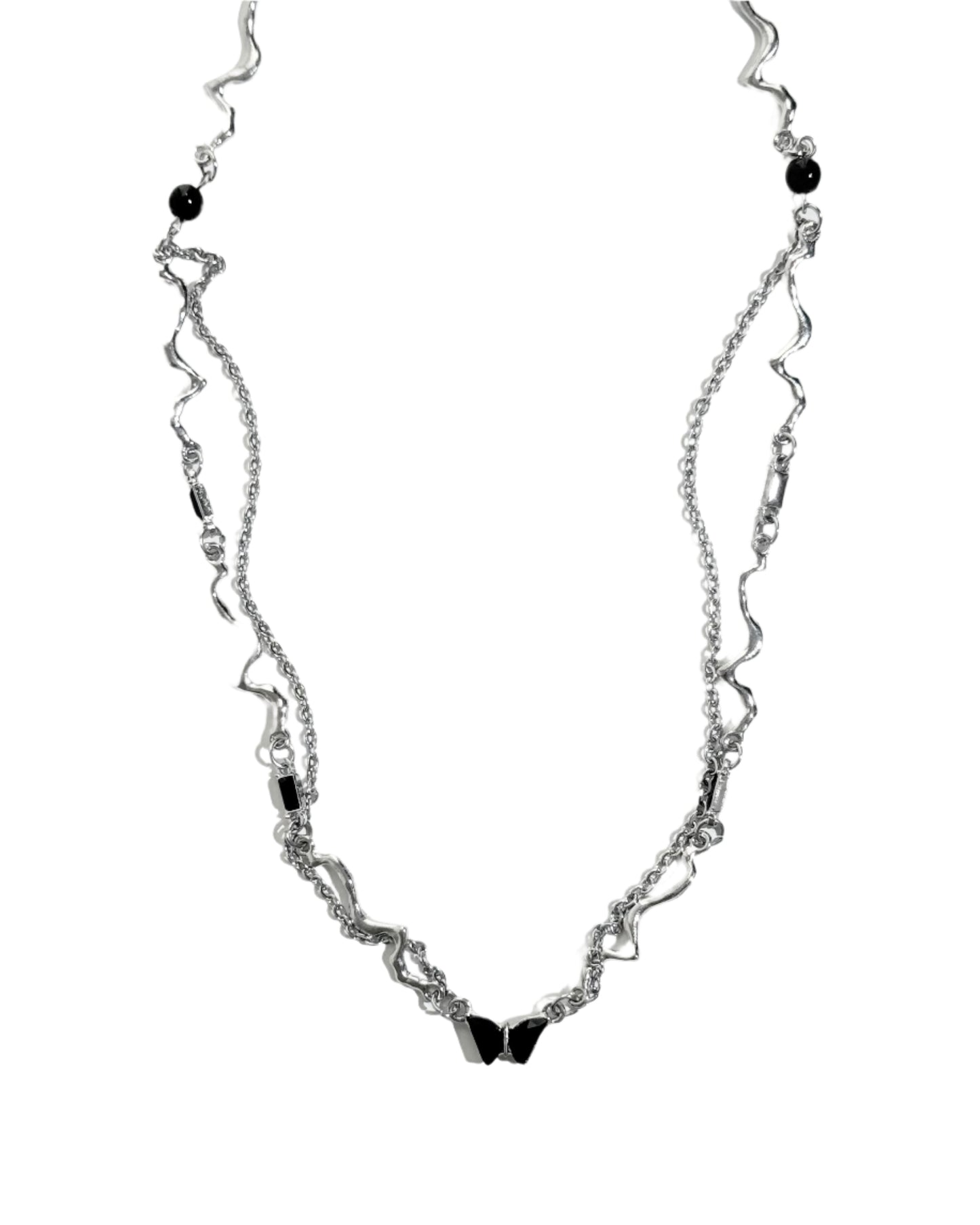 Lizz - Dark Butterfly Necklace