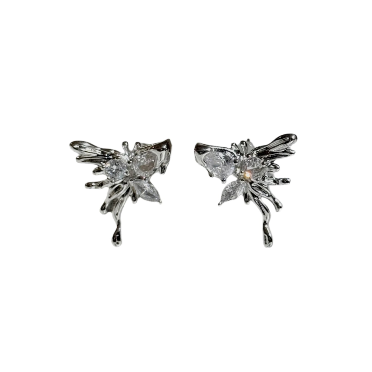 Asymmetrical Butterfly Earring