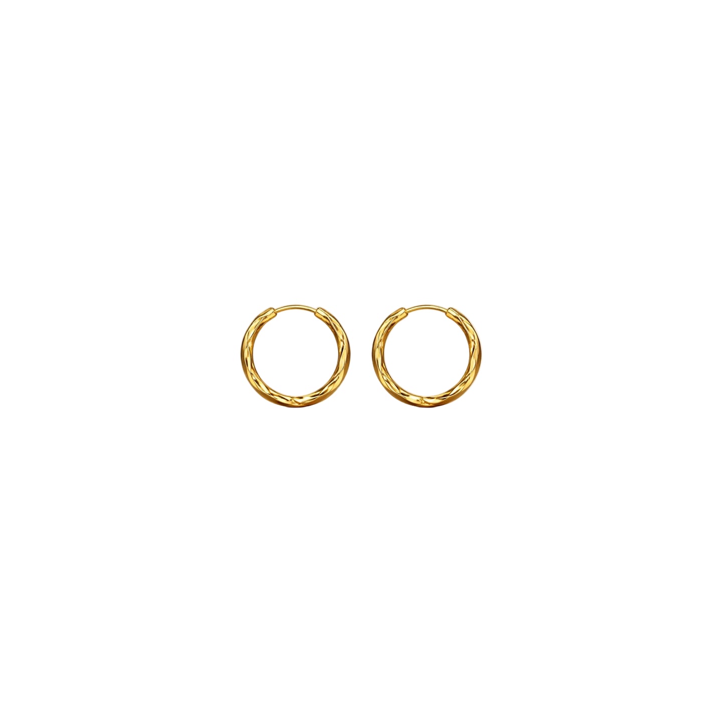 Minimal Gold Hoop Earring