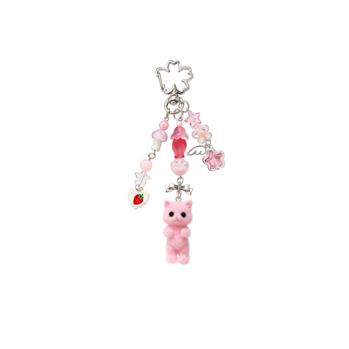 Rosy Kitten Charm