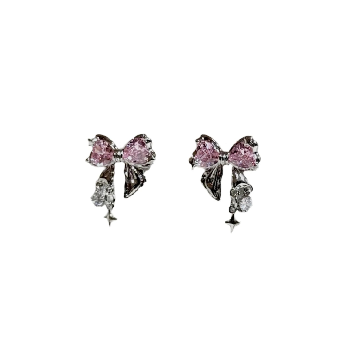 Ruban Heart Earring