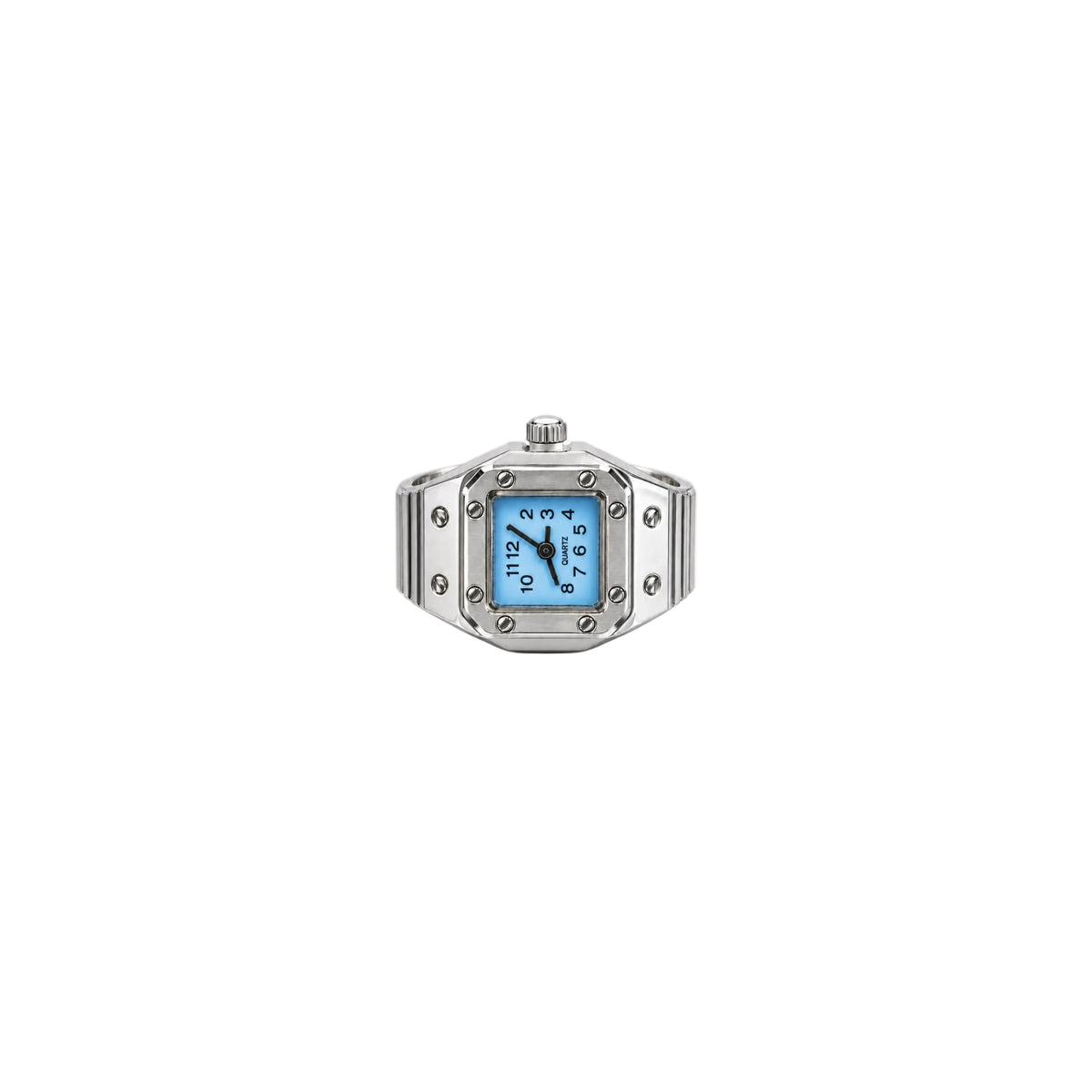 Azure Orbit Watch Ring