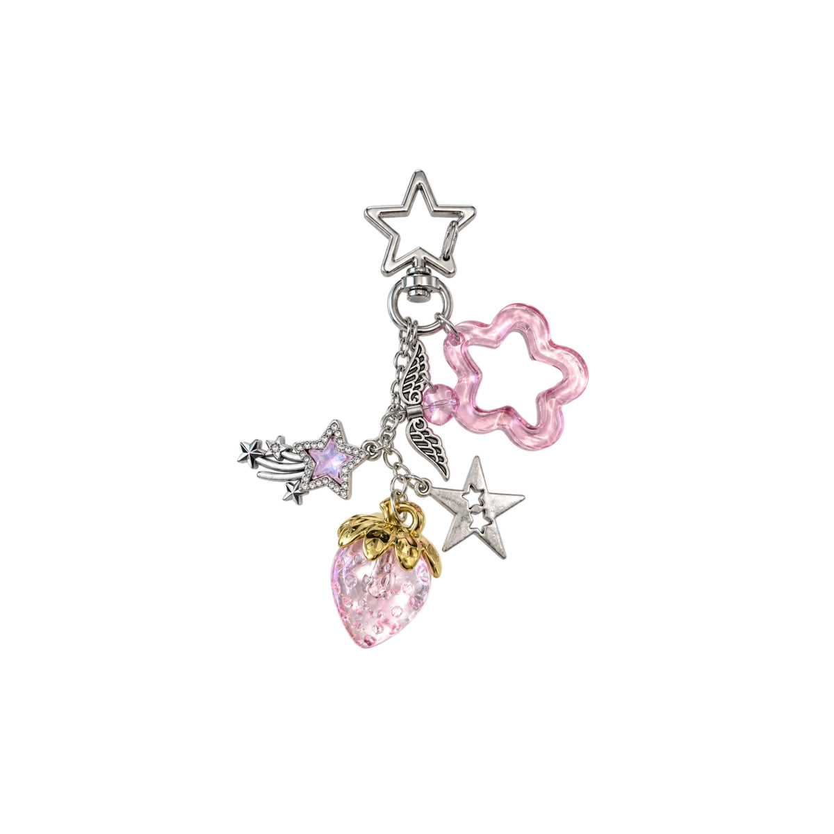 Strawberry Satellite Charm