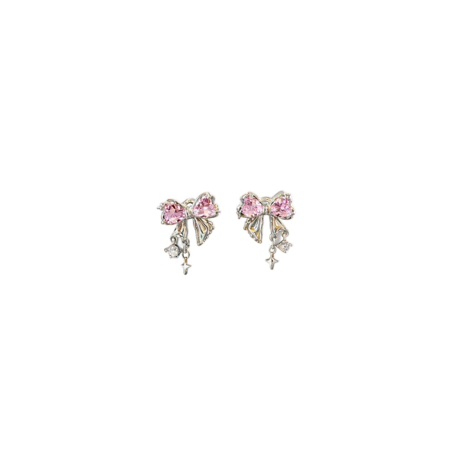 Blush Ribbon Earring