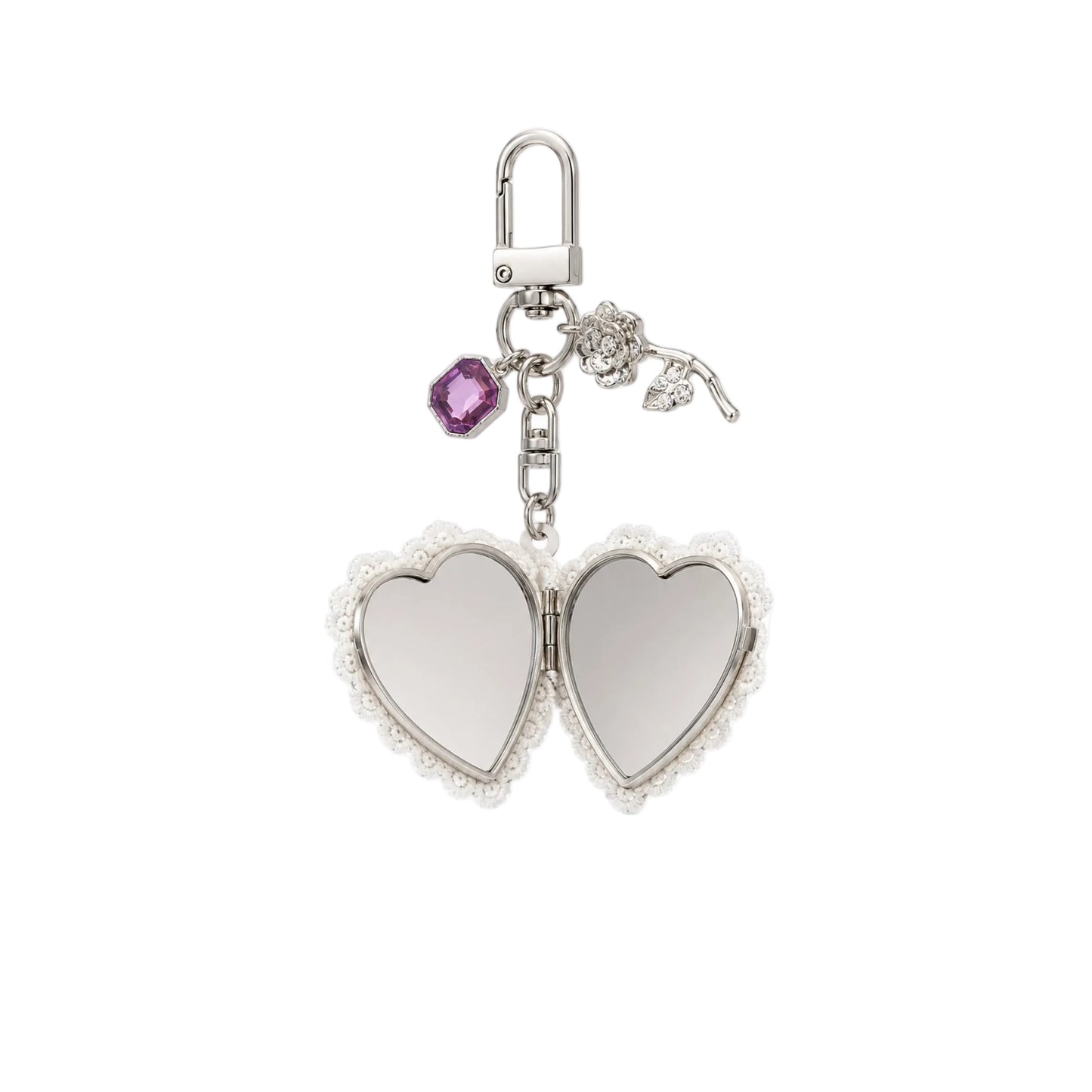 Velvet Bloom Mirror Charm