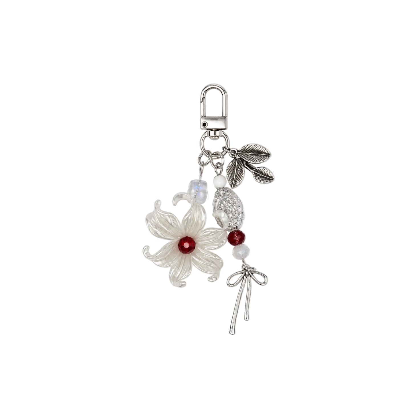 Scarlet Fleur Charm