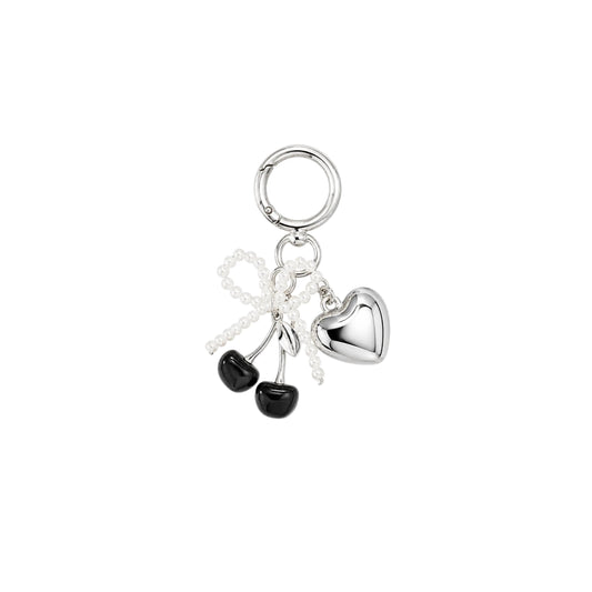 Monochrome Cherry Charm