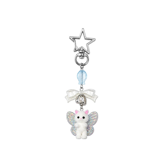 Winged Kitty Charm