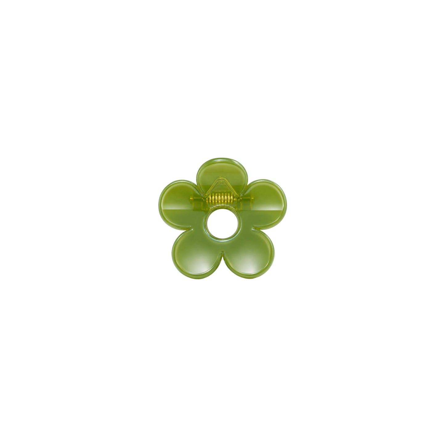 Green Jelly Flower HairClip