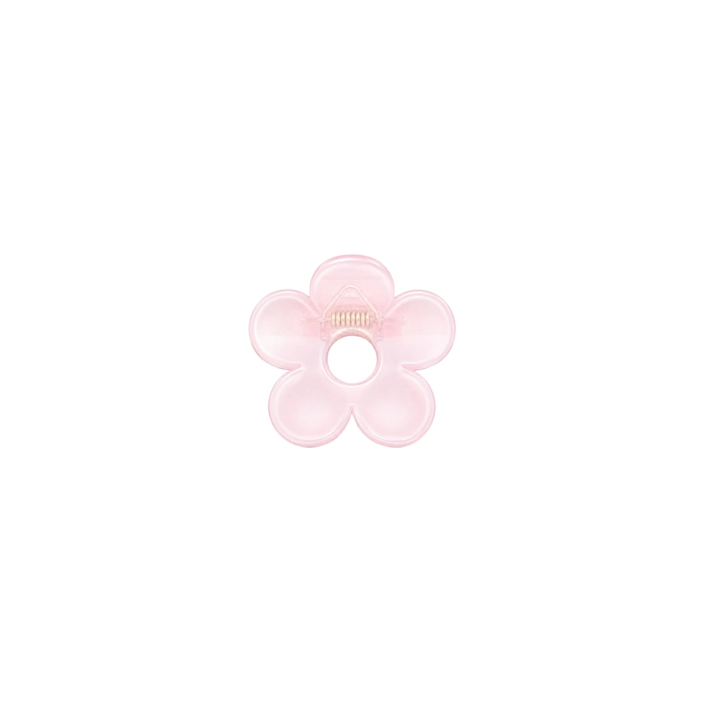 Pink Jelly Flower HairClip