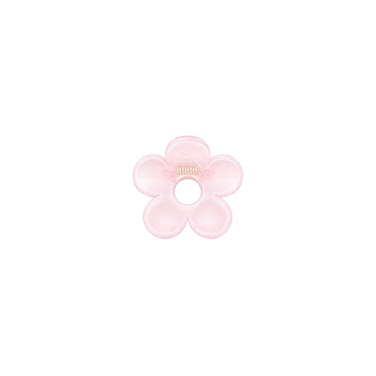 Pink Jelly Flower HairClip