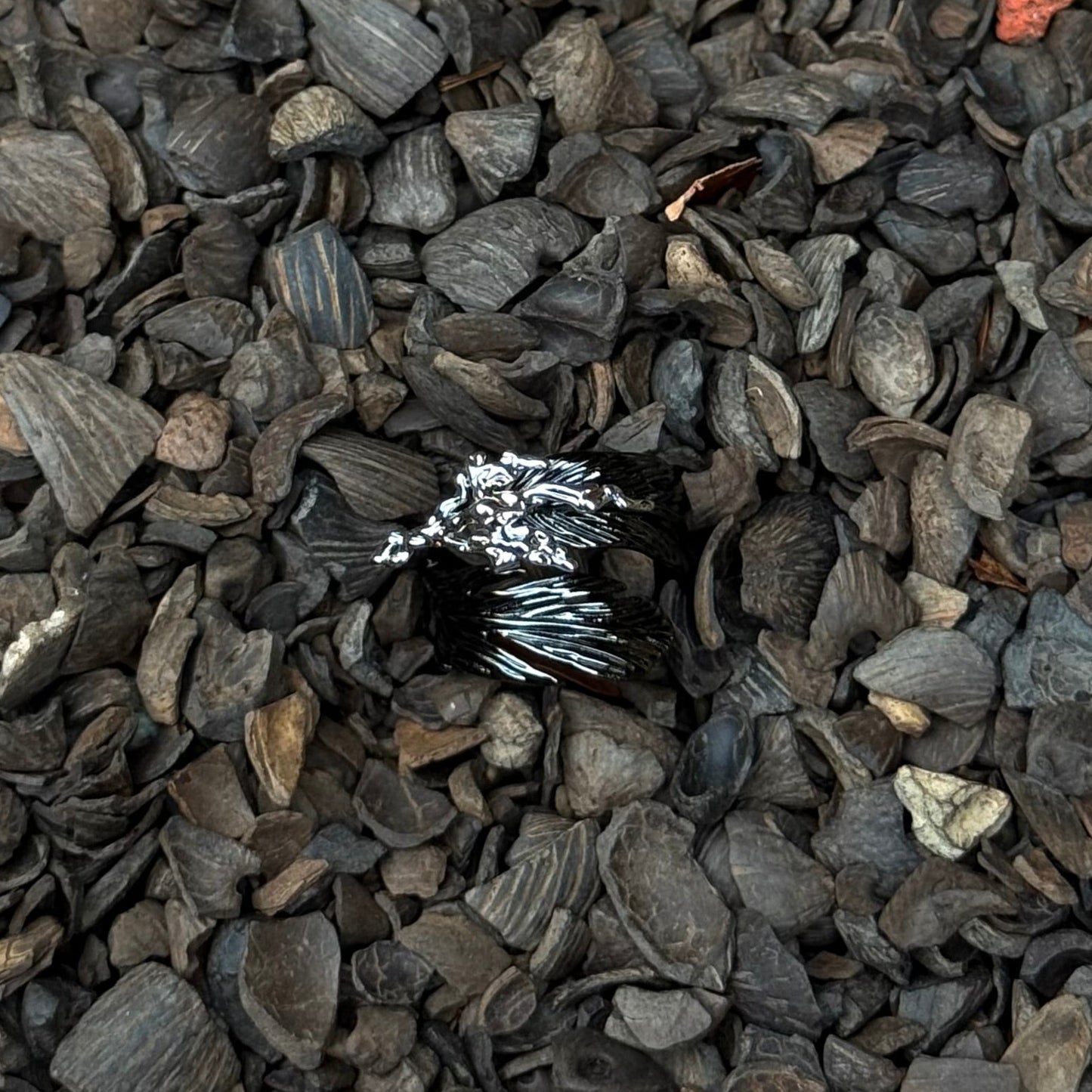 Shadow Feather Ring