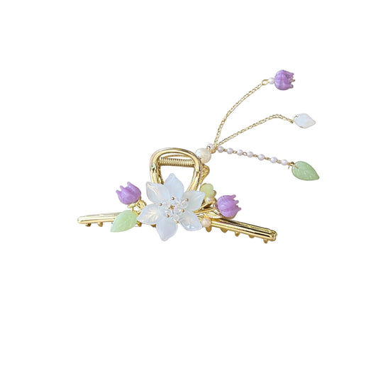 Oriental Garden Hair Clip