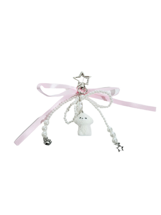 Ribbon With Puppy Charm