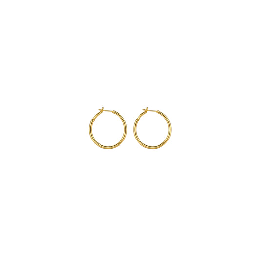 Classic Gold Hoop ( 3cm )