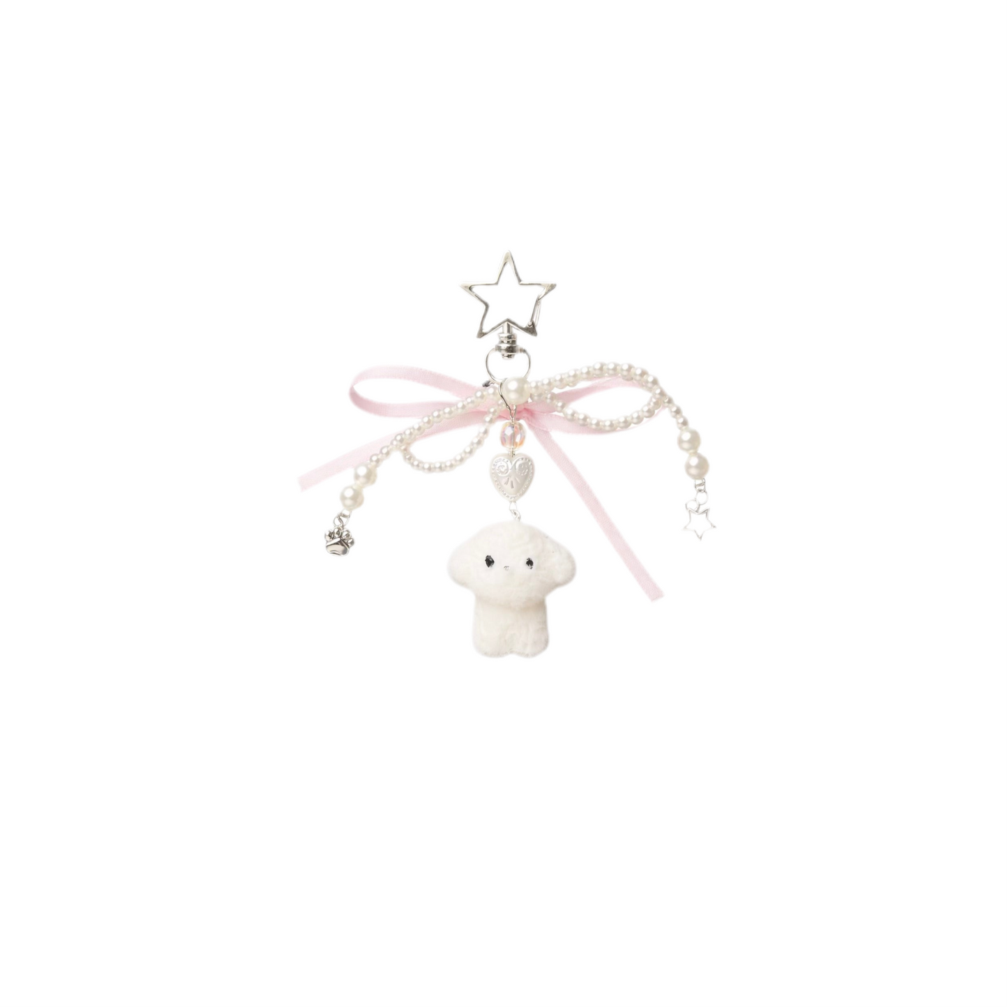 Ribbon With Puppy Charm