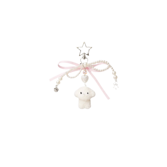 Ribbon With Puppy Charm