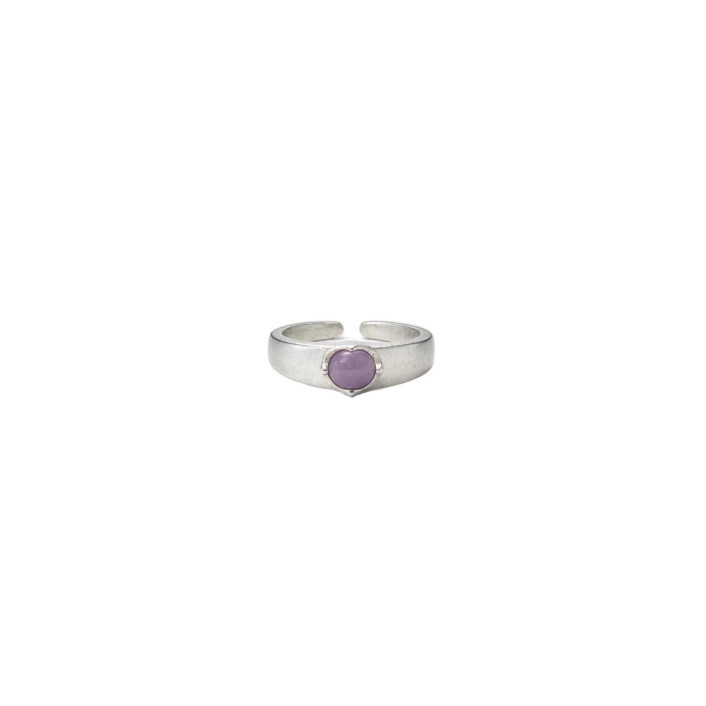 Sweet Lilac Heart Ring