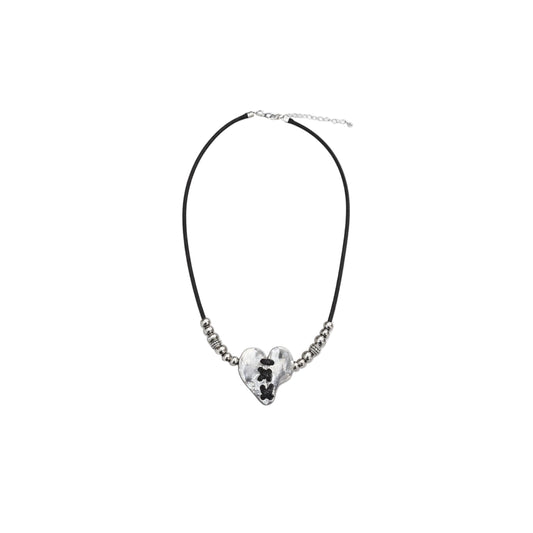 Lizz - Inked Heart Necklace