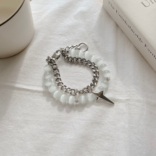 Lizz- Cat Eye Marble Bracelet