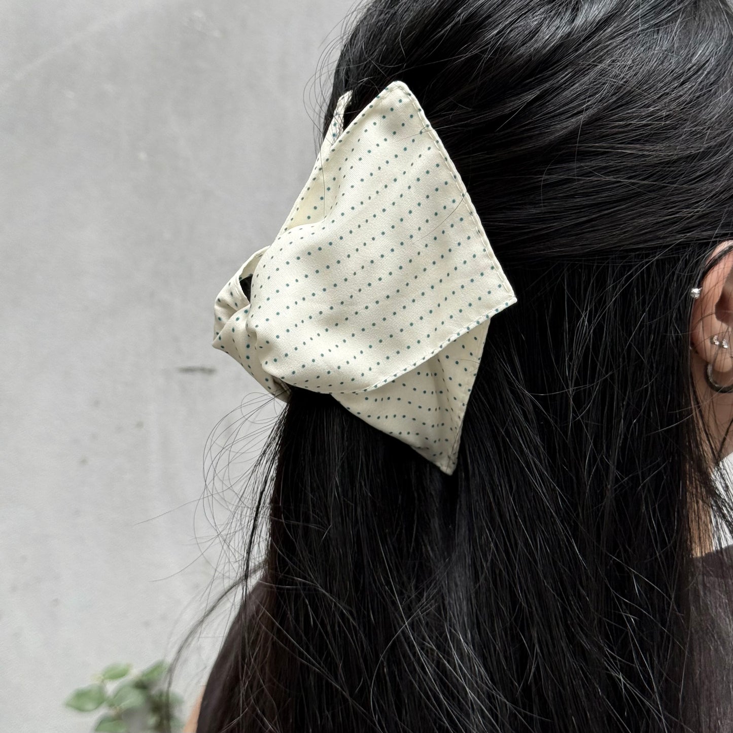 Bluebell Dot HairClip