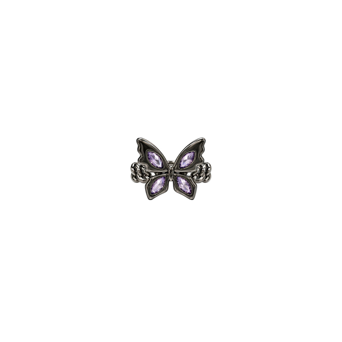 Midnight Flutter Ring