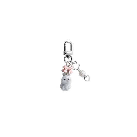 Grey Bunny Charm
