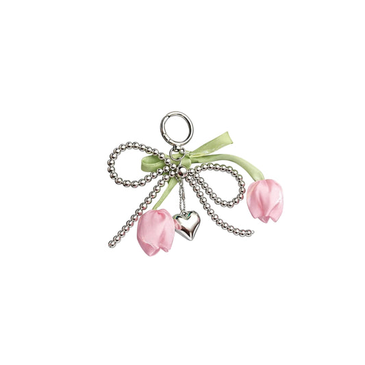 Pink Tulip Charm