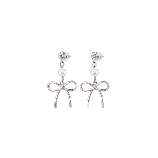 Pearl Bow Earring
