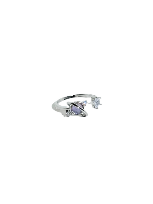 Violet Planet Ring