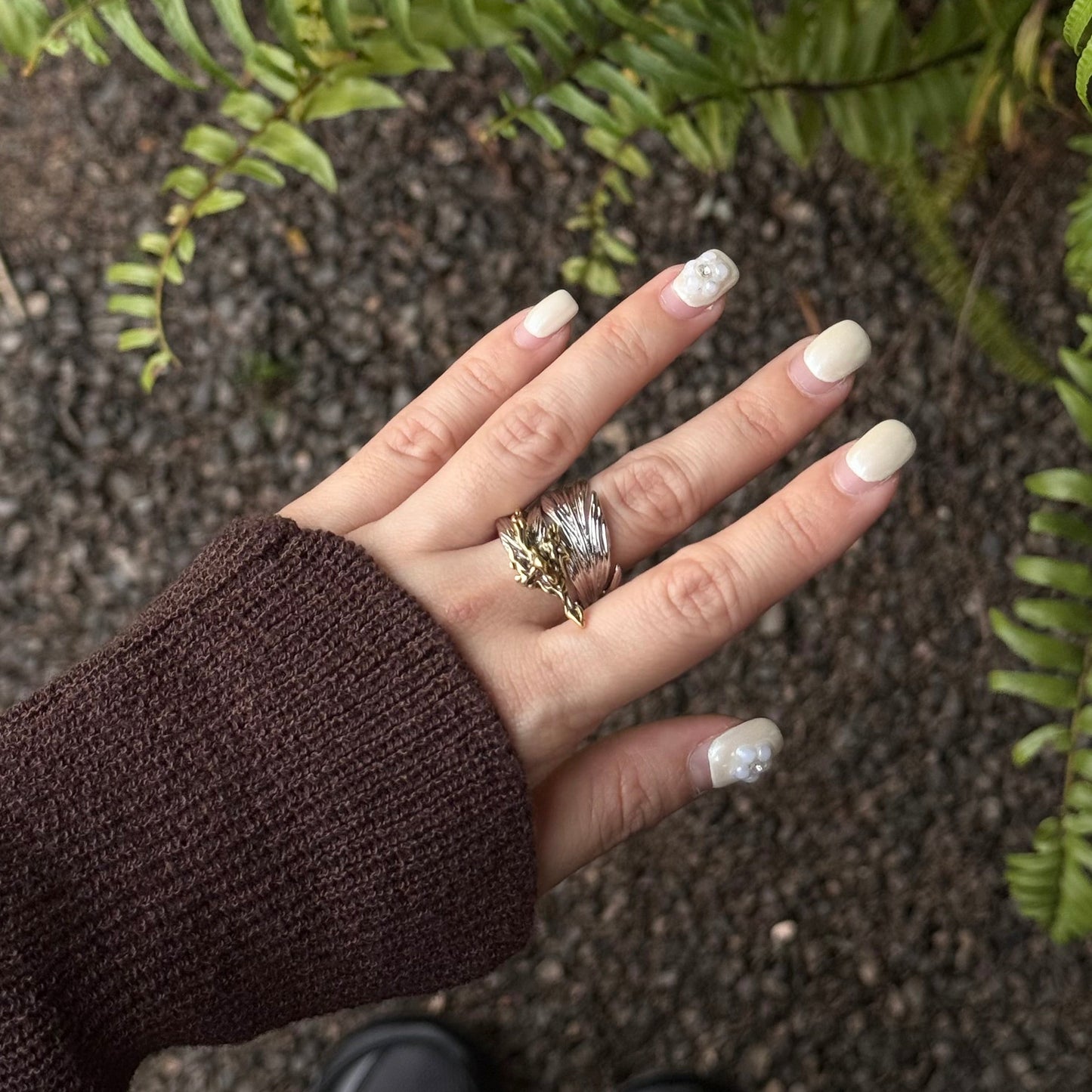 Bound Feather Ring