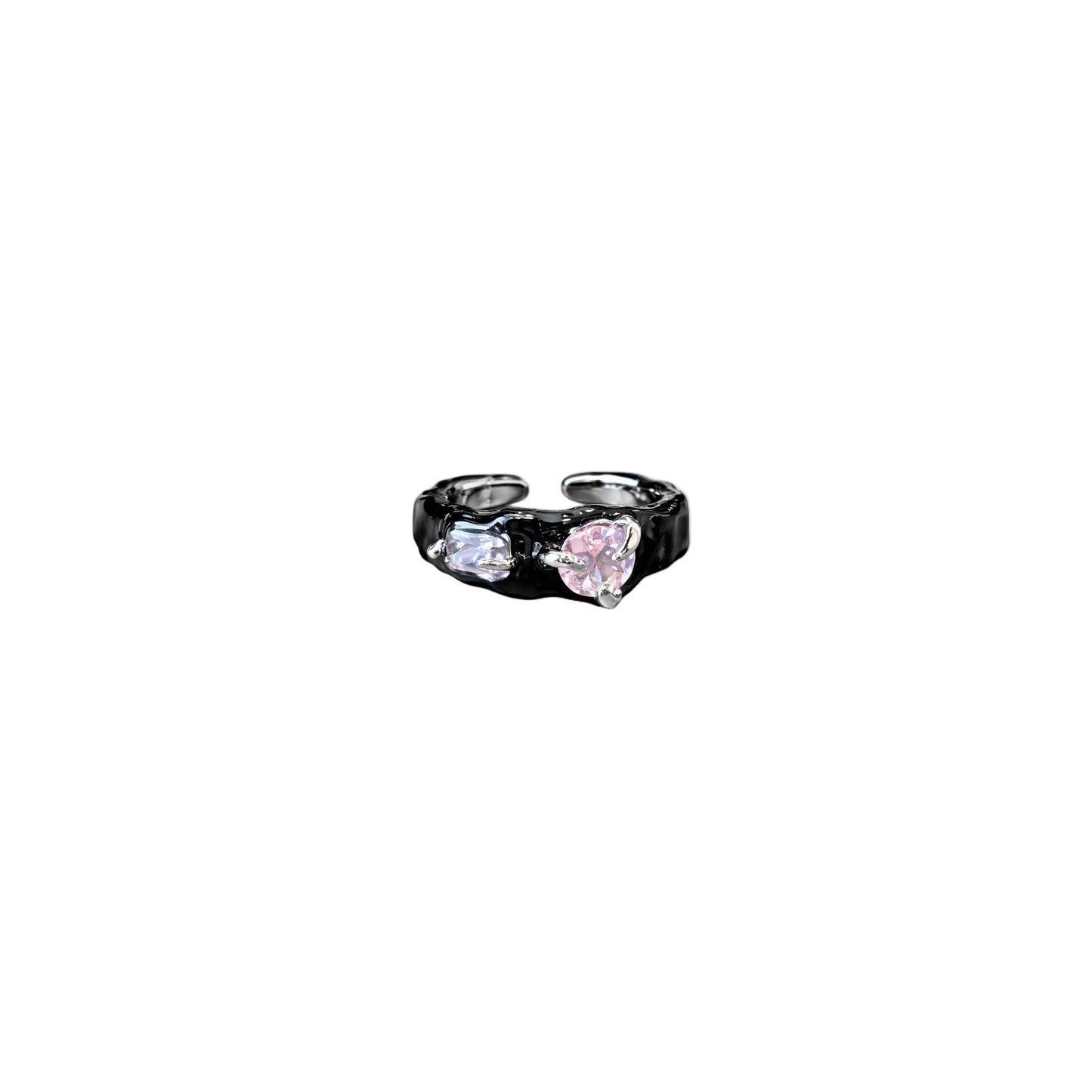 Candy Heart Ring ( Black )
