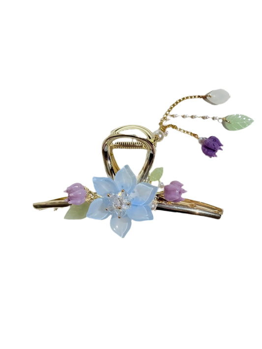 Oriental Garden Hair Clip