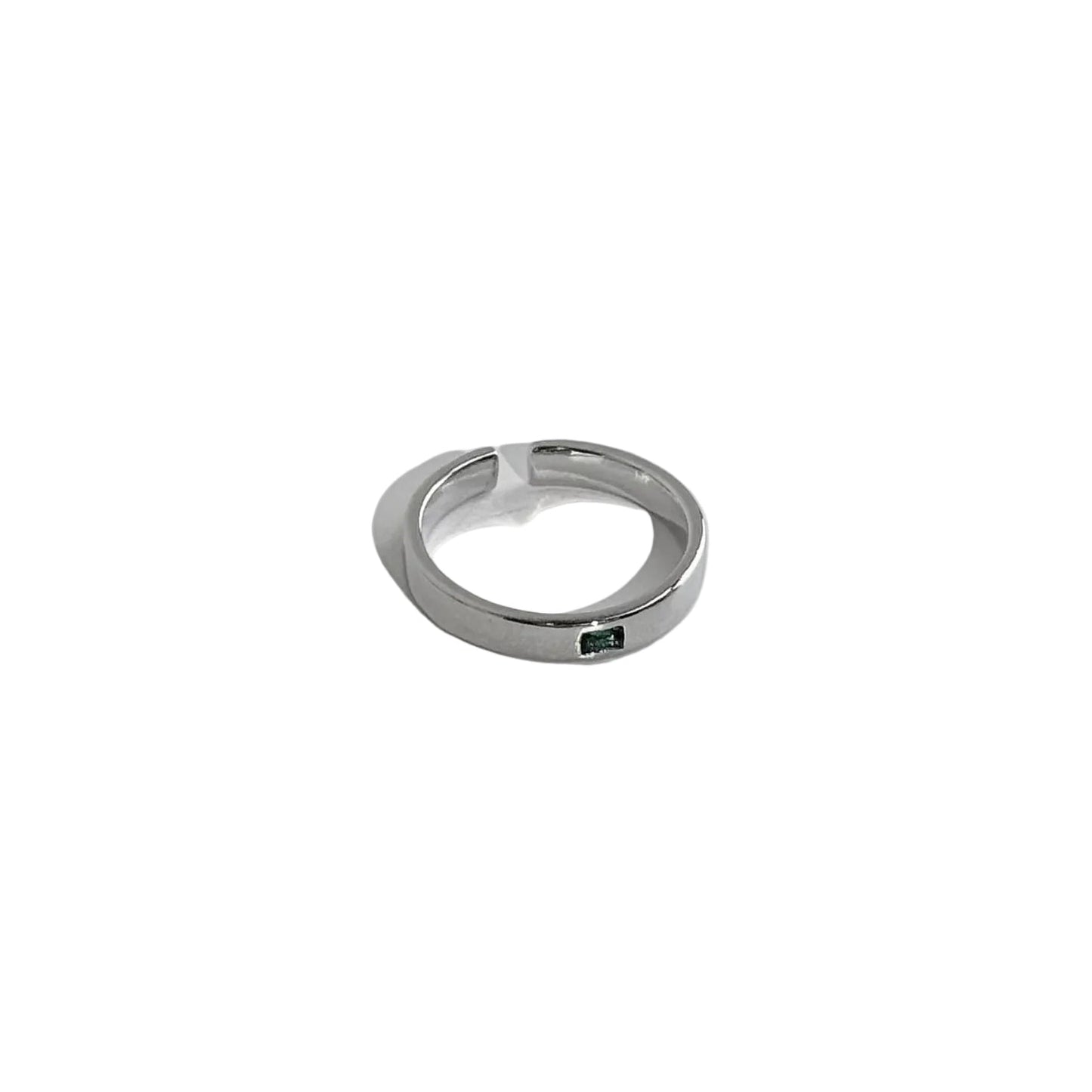 Minimal Emerald Ring