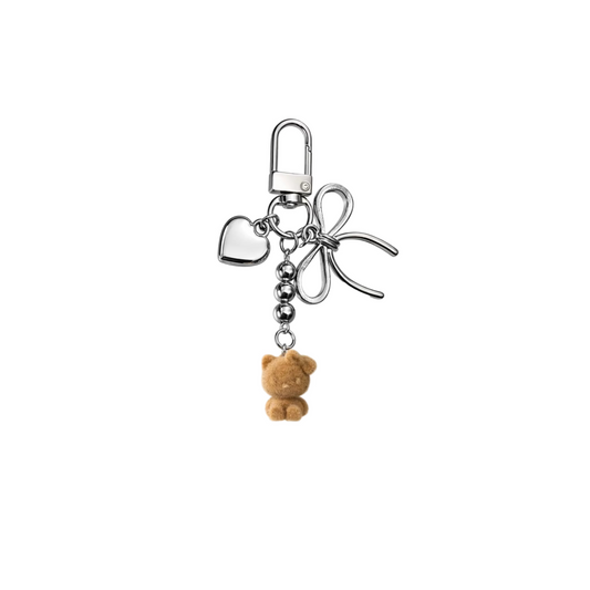 Brown With Ribbon Charm