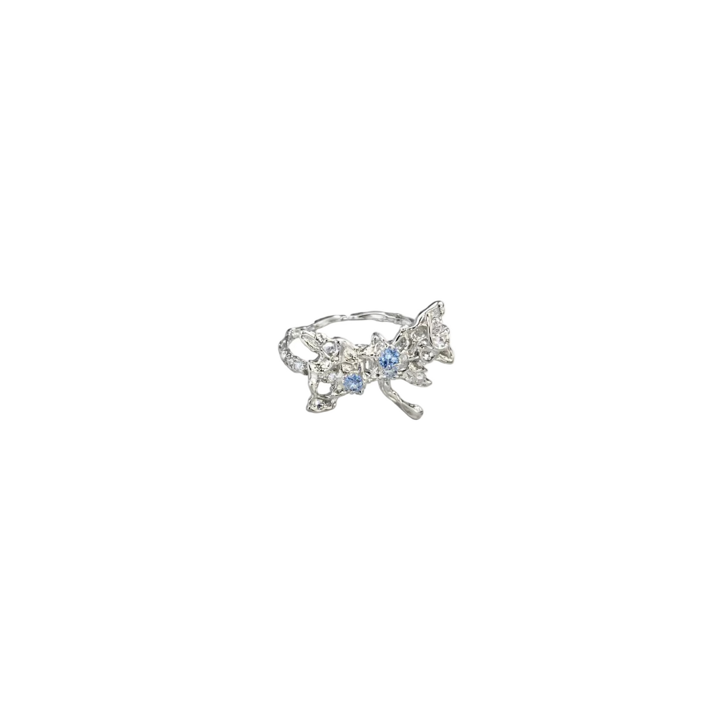 Blue Flutter Ring