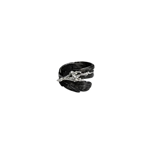 Shadow Feather Ring