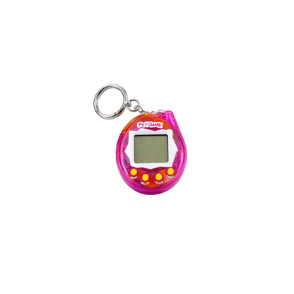 Digital Egg Pet Game Charm ( Pink )
