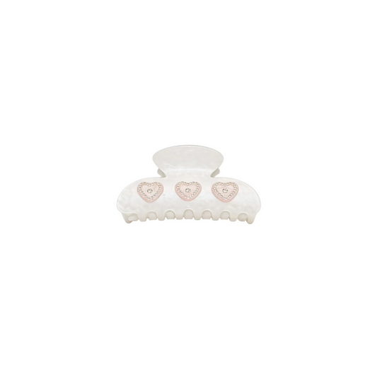 Milky Heart HairClip