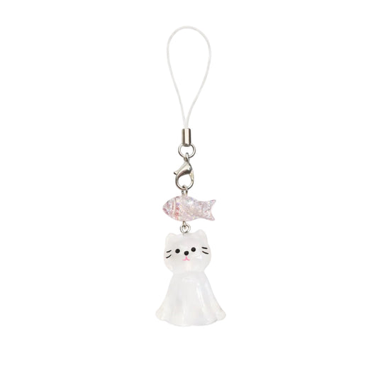 Fish with Cat phone strap