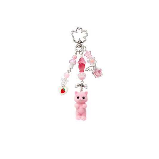 Rosy Kitten Charm